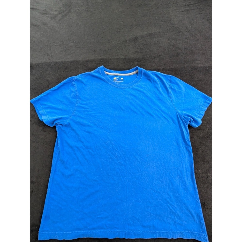 Xersion Xtreme Tee Blue Short Sleeve Cotton T-Shirt Men's 2XL